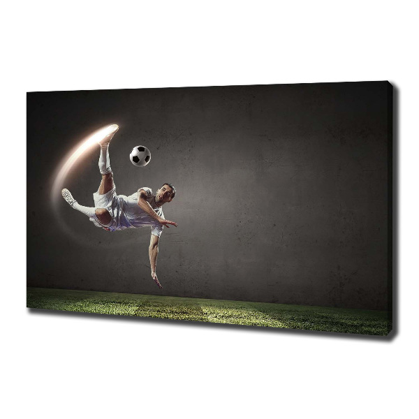 Canvas wall art Footballer