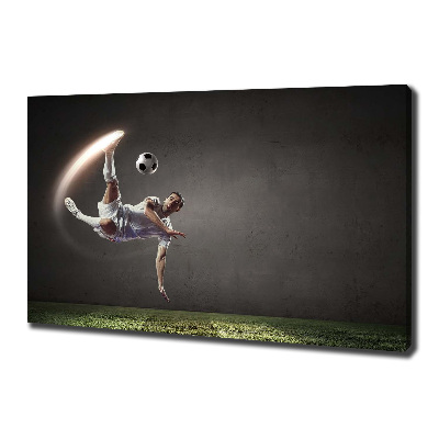 Canvas wall art Footballer