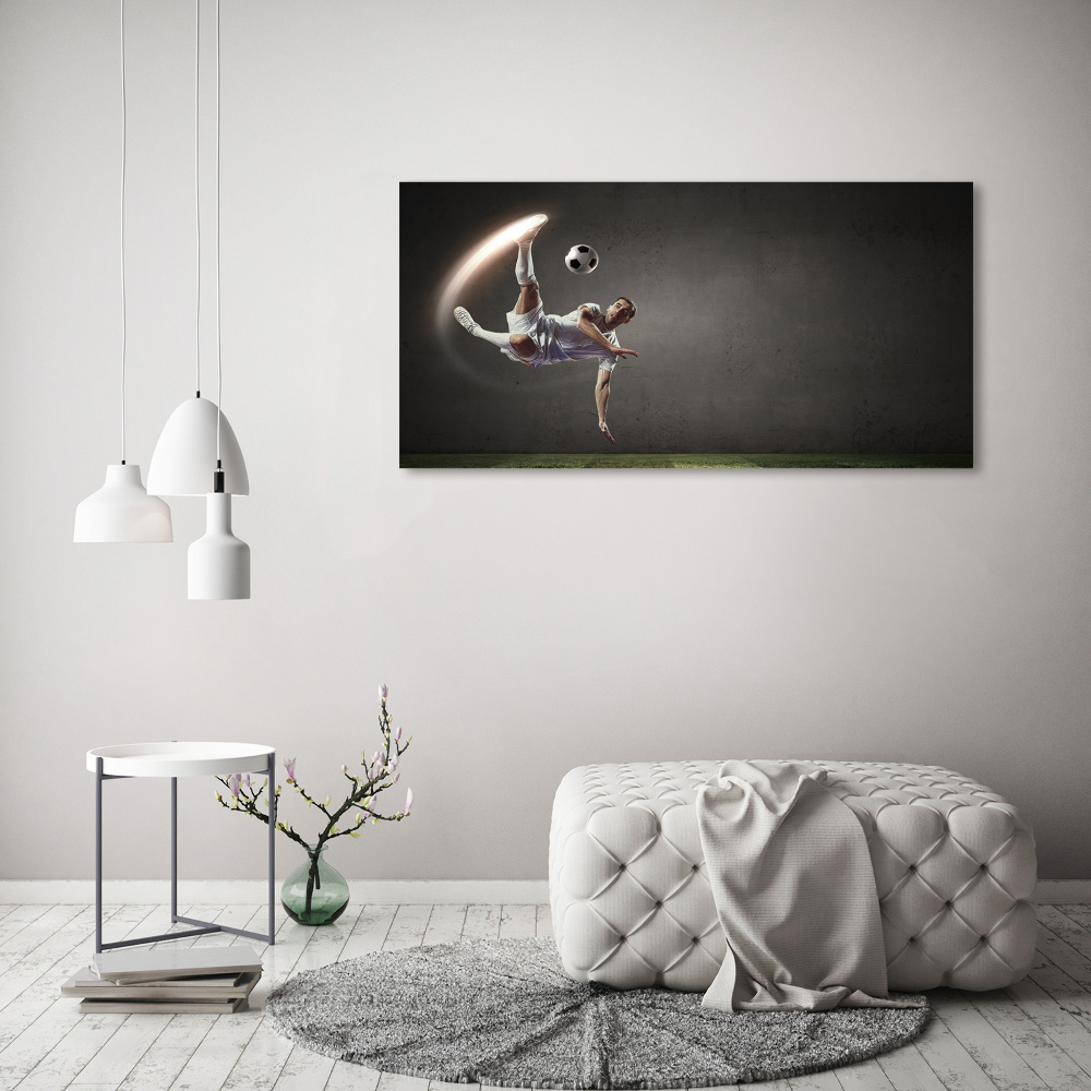 Canvas wall art Footballer