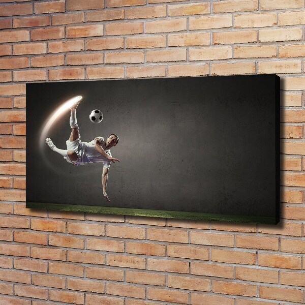 Canvas wall art Footballer