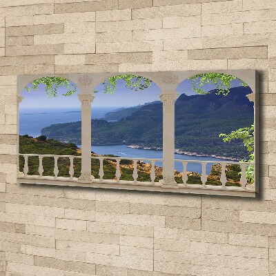 Canvas wall art View of the bay