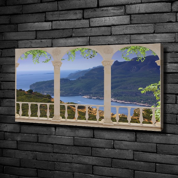 Canvas wall art View of the bay