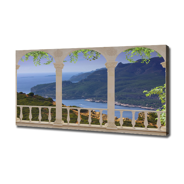 Canvas wall art View of the bay