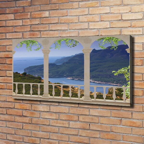 Canvas wall art View of the bay