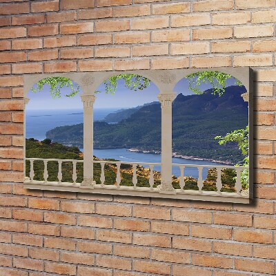 Canvas wall art View of the bay