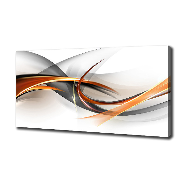 Canvas wall art Wave abstraction