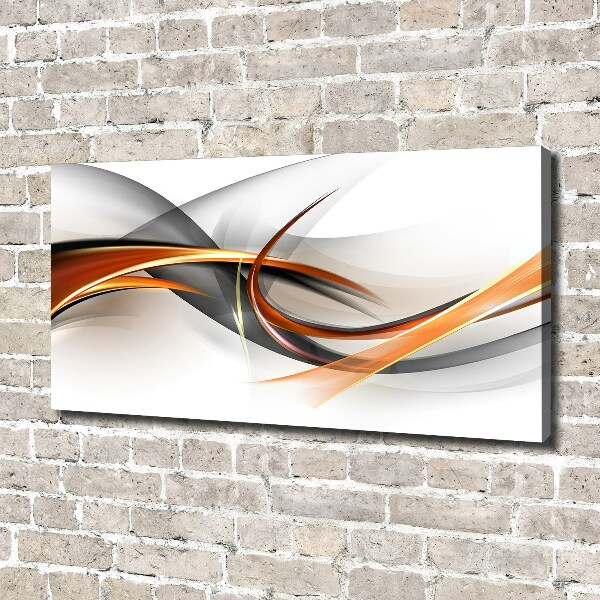 Canvas wall art Wave abstraction