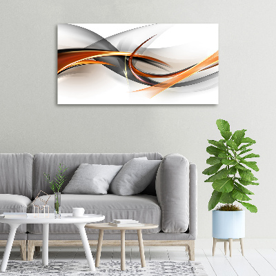 Canvas wall art Wave abstraction