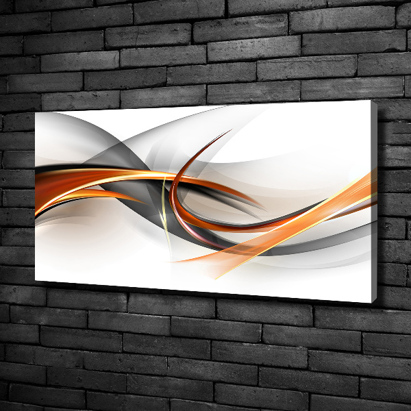 Canvas wall art Wave abstraction