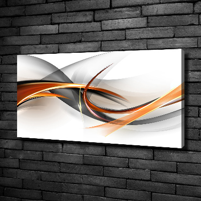 Canvas wall art Wave abstraction