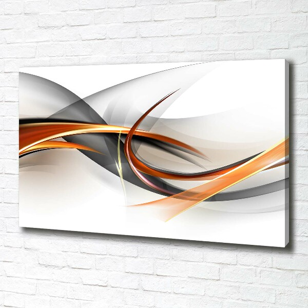 Canvas wall art Wave abstraction