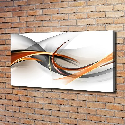 Canvas wall art Wave abstraction