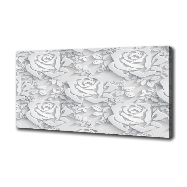 Canvas wall art Pattern roses