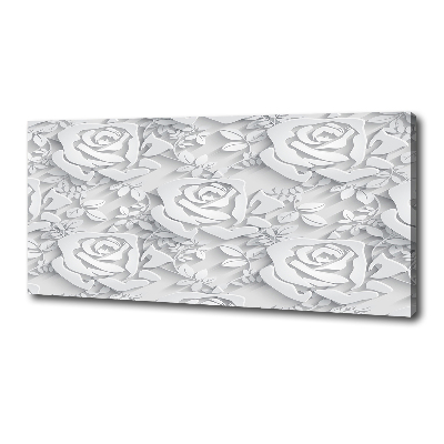 Canvas wall art Pattern roses