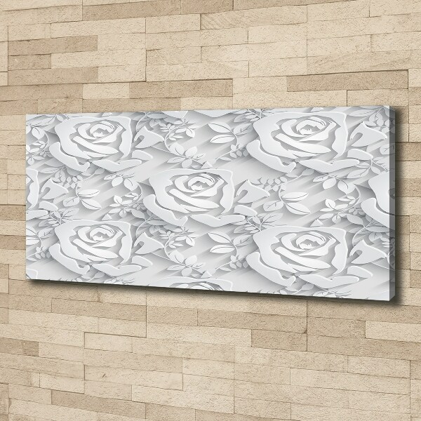 Canvas wall art Pattern roses