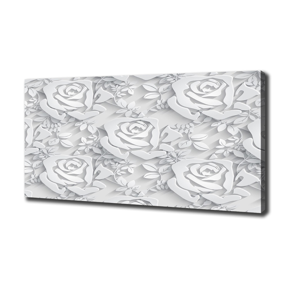 Canvas wall art Pattern roses