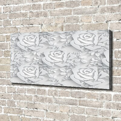 Canvas wall art Pattern roses