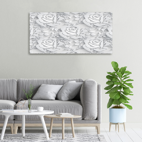 Canvas wall art Pattern roses