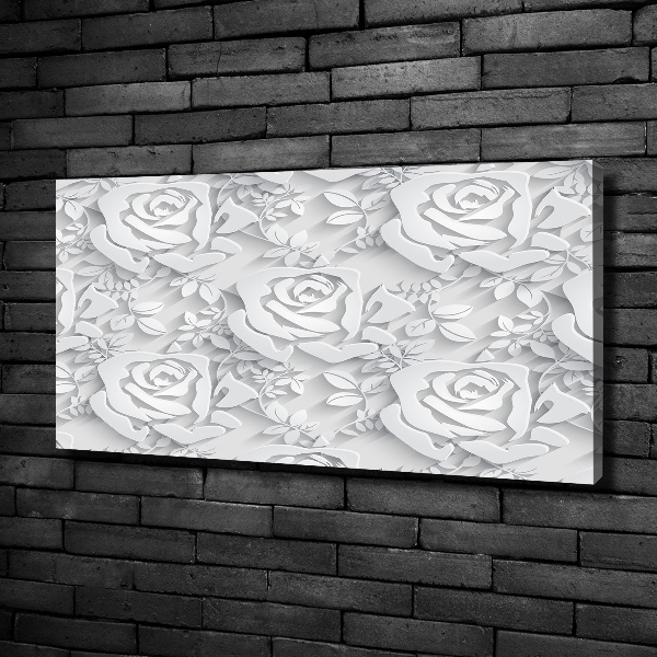 Canvas wall art Pattern roses