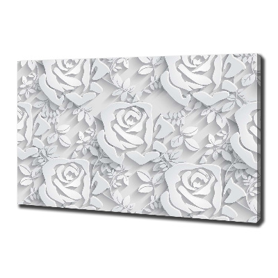 Canvas wall art Pattern roses