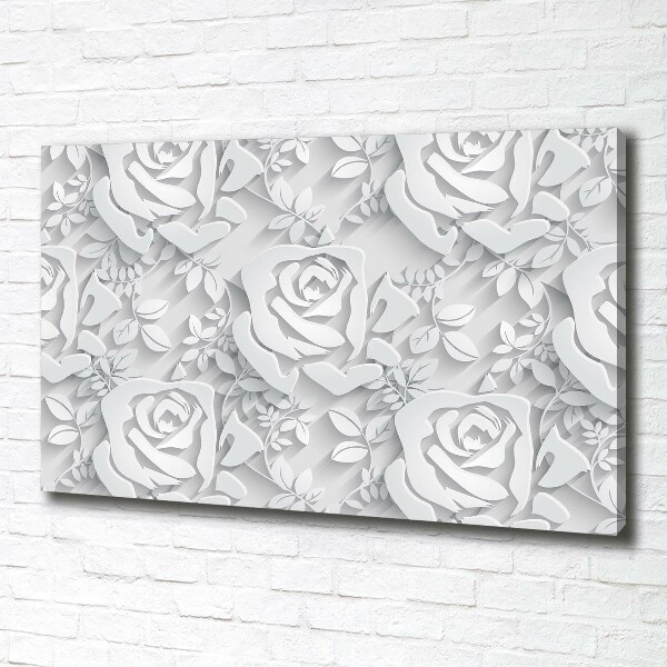 Canvas wall art Pattern roses