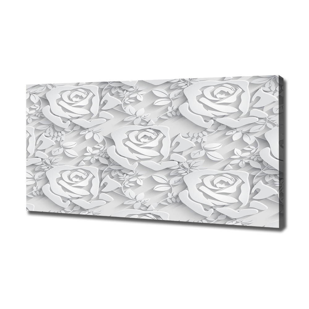 Canvas wall art Pattern roses