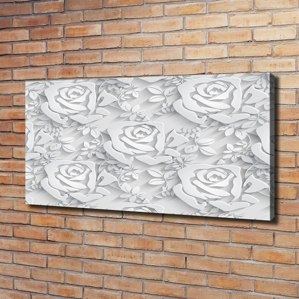 Canvas wall art Pattern roses