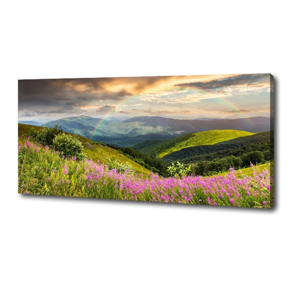 Canvas wall art Mountain landscape