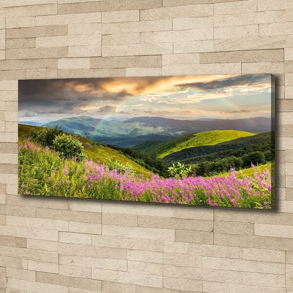 Canvas wall art Mountain landscape