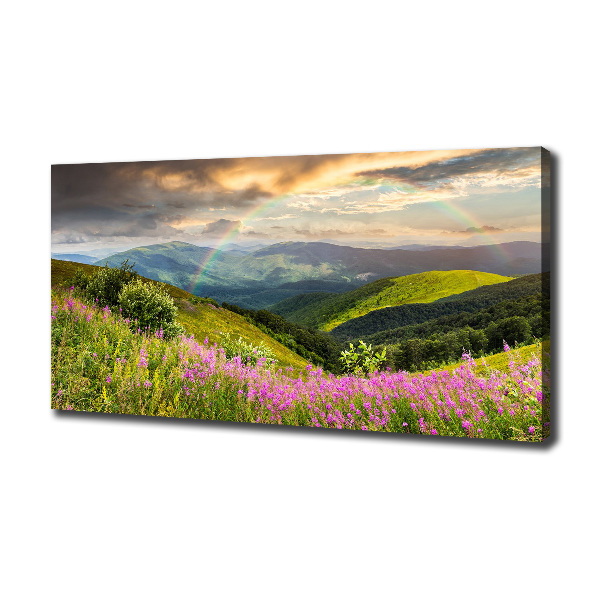 Canvas wall art Mountain landscape