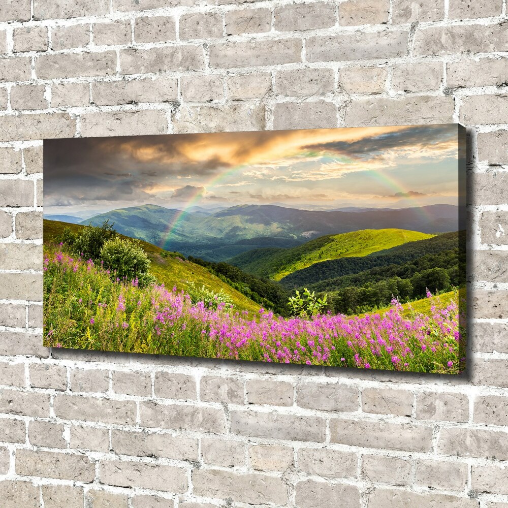 Canvas wall art Mountain landscape