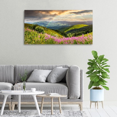 Canvas wall art Mountain landscape