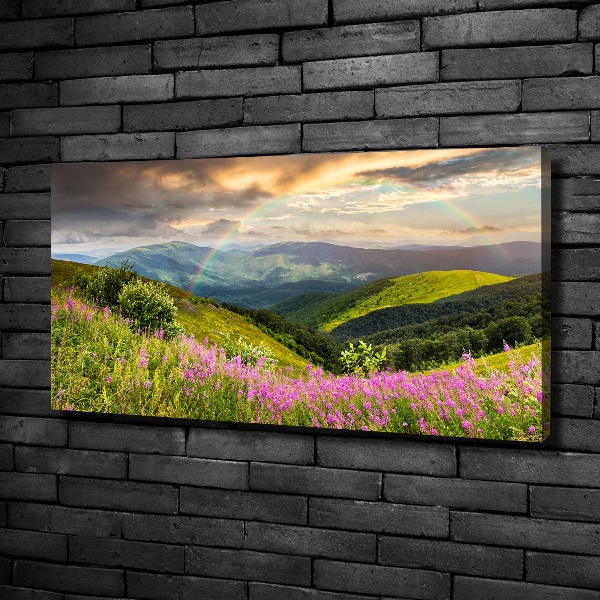 Canvas wall art Mountain landscape