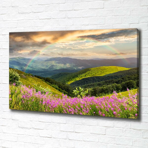 Canvas wall art Mountain landscape