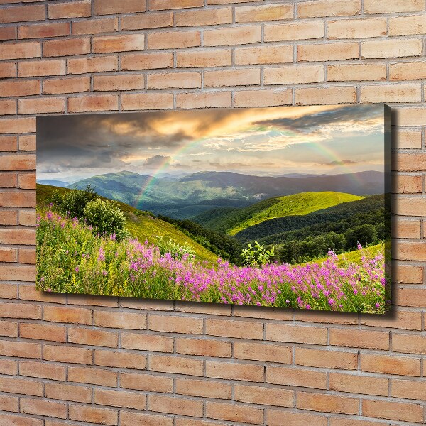 Canvas wall art Mountain landscape