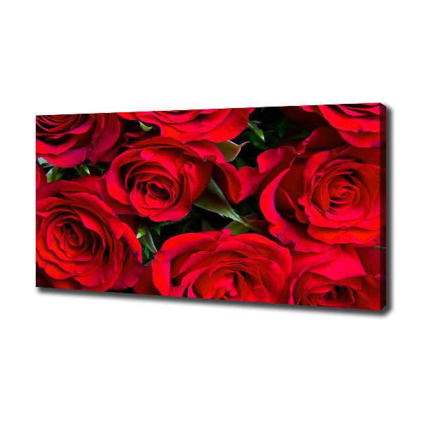 Canvas wall art Red roses