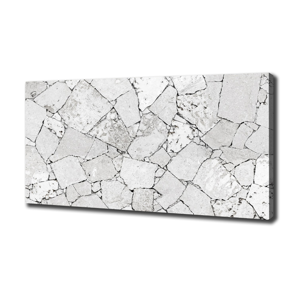 Canvas wall art Stone wall