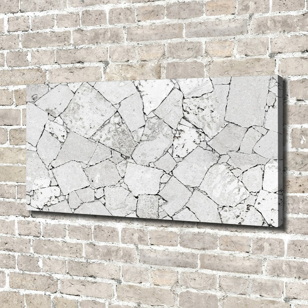 Canvas wall art Stone wall