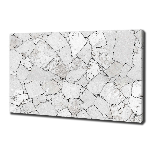 Canvas wall art Stone wall