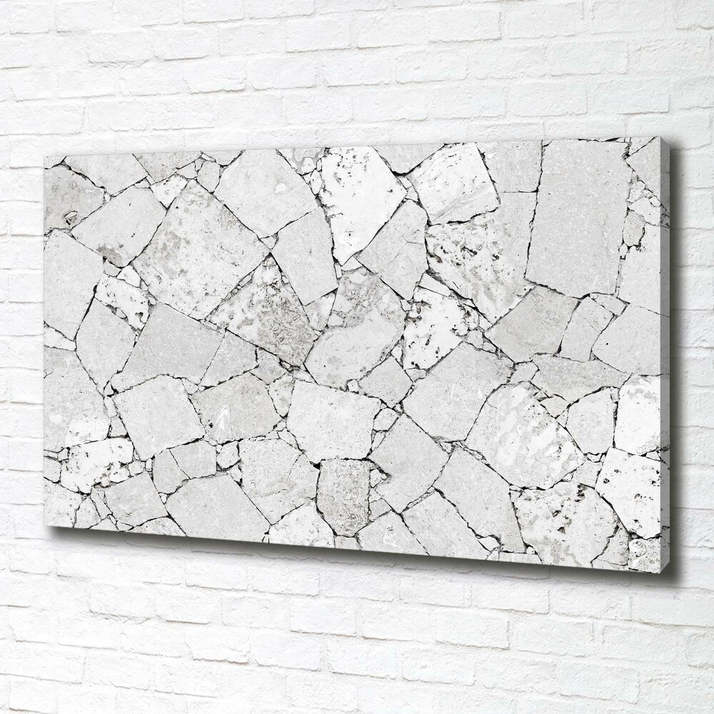 Canvas wall art Stone wall