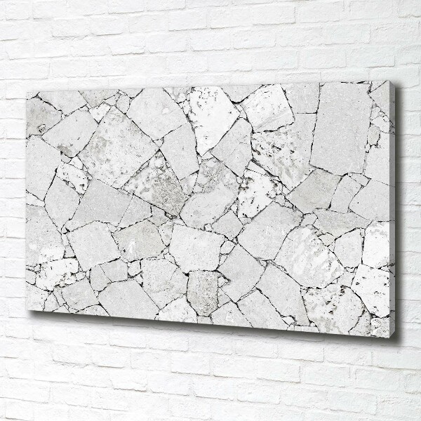 Canvas wall art Stone wall