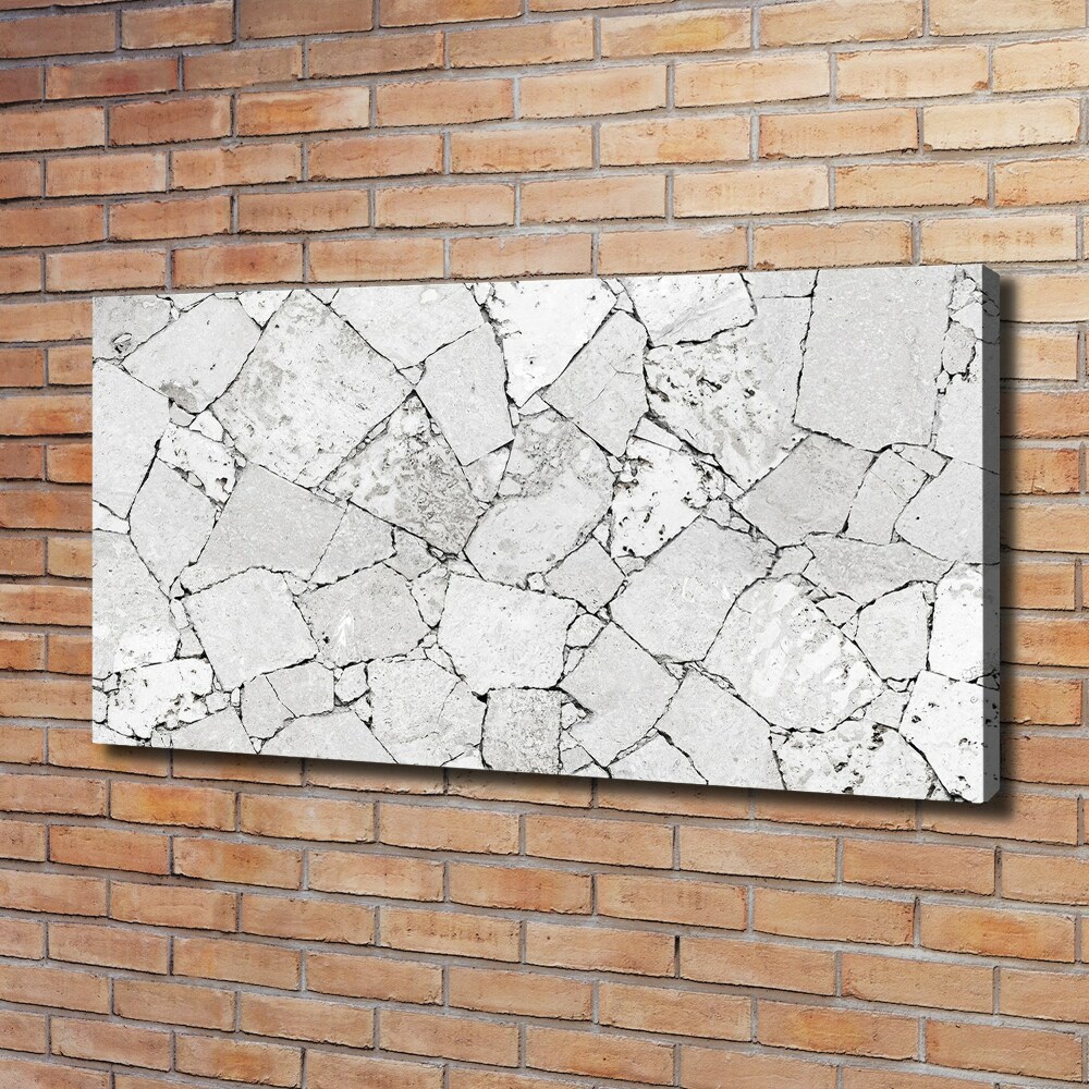 Canvas wall art Stone wall