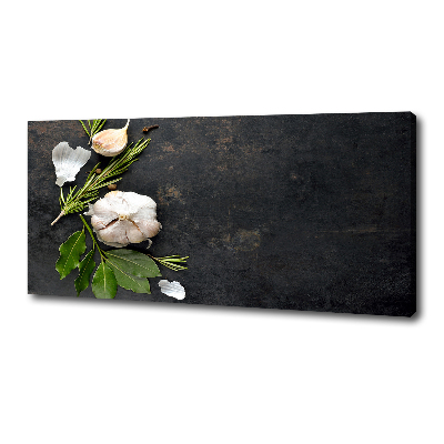 Canvas wall art Garlic