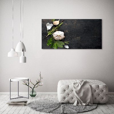 Canvas wall art Garlic