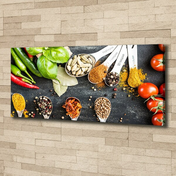 Canvas wall art A mixture of spices