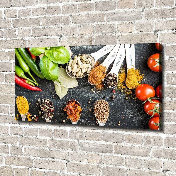 Canvas wall art A mixture of spices