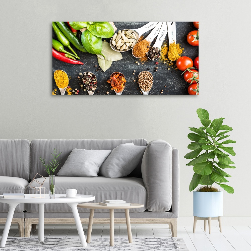 Canvas wall art A mixture of spices