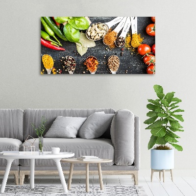 Canvas wall art A mixture of spices