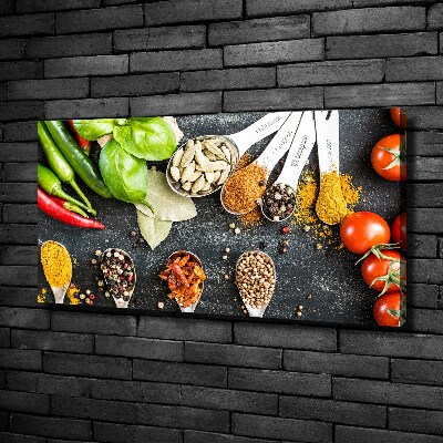 Canvas wall art A mixture of spices