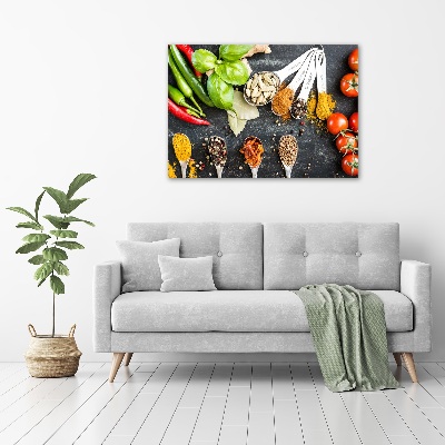 Canvas wall art A mixture of spices